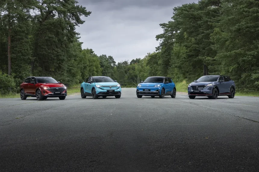 Nissan modellen lineup