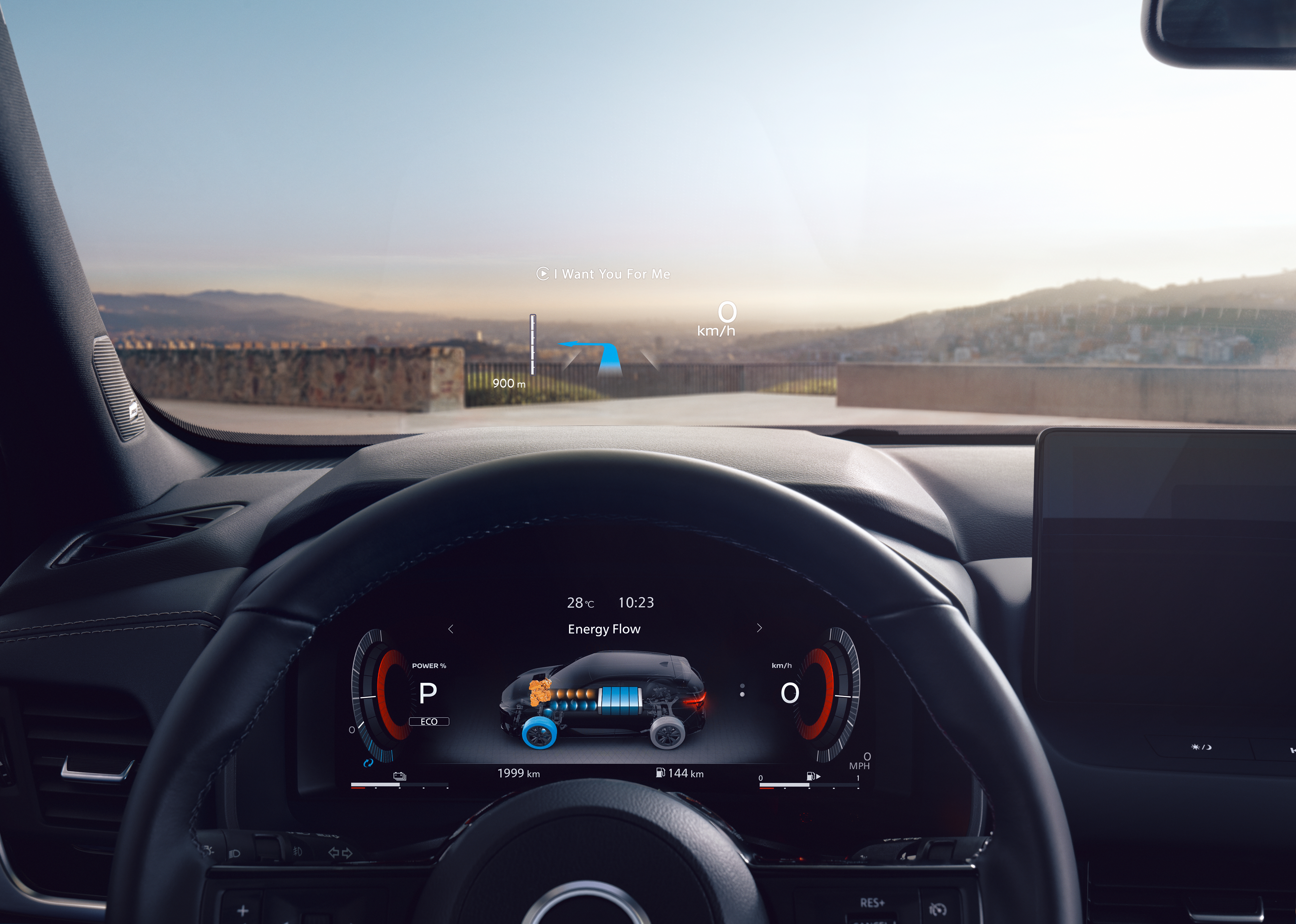 10.8'' head-up display