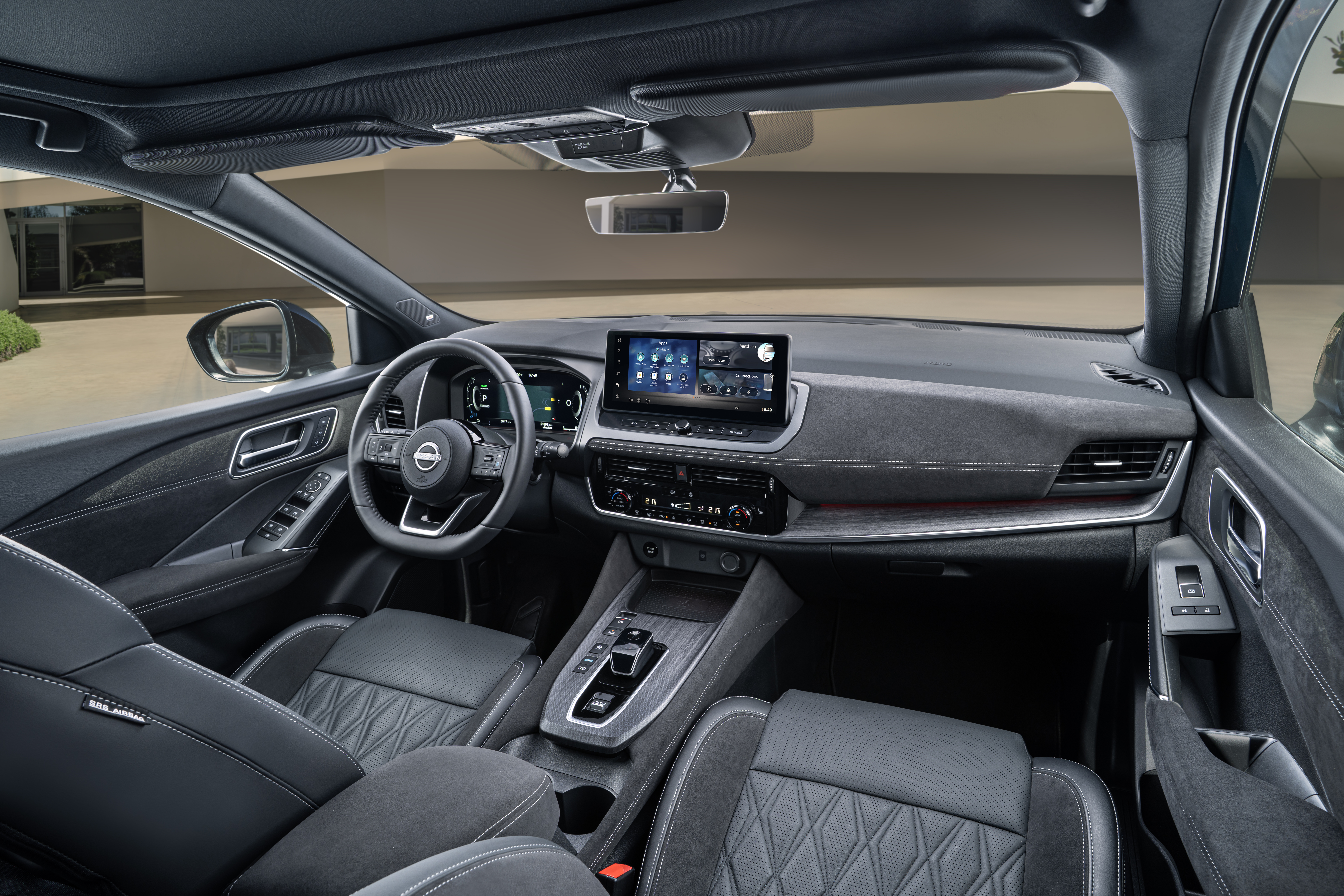 Qashqai interieur overzicht