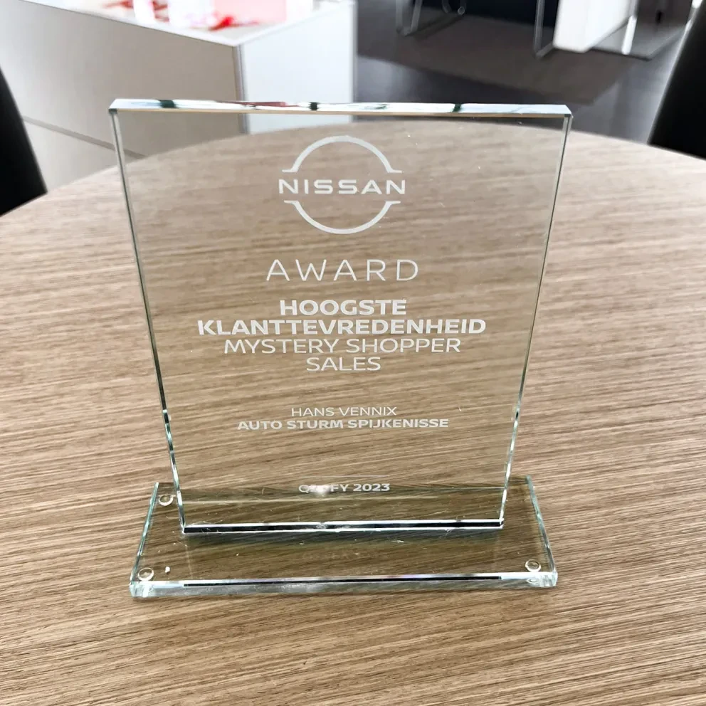 Hans Vennix Dealer Award Prijs